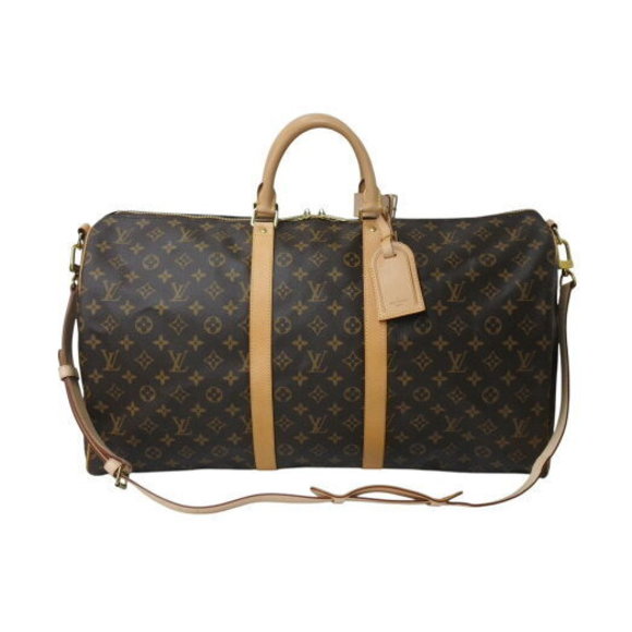 Louis Vuitton Keepall Bandouliere Boston Bag Monogram Brown - Picture 1 of 9